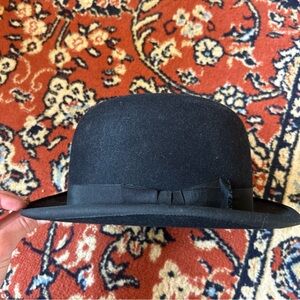 1930s Mint Condition Derby Hat The Golden Rule